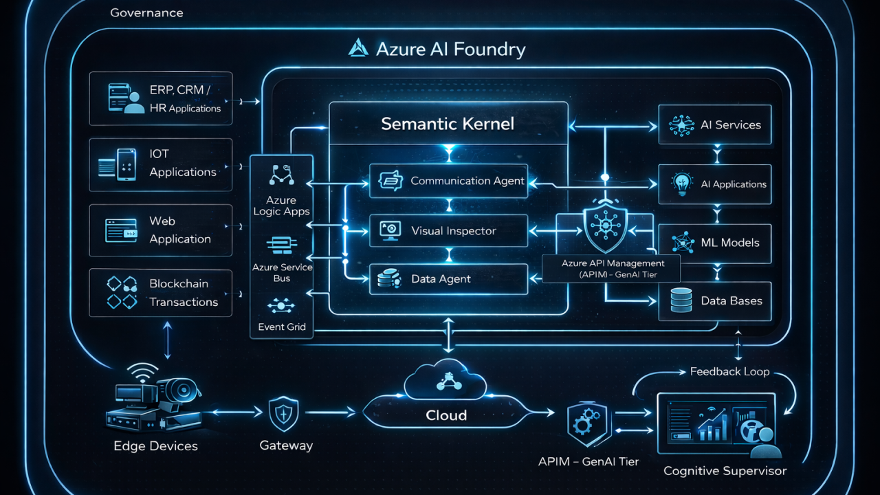 enterprise artificial intelligence orchestration architecture dashboard