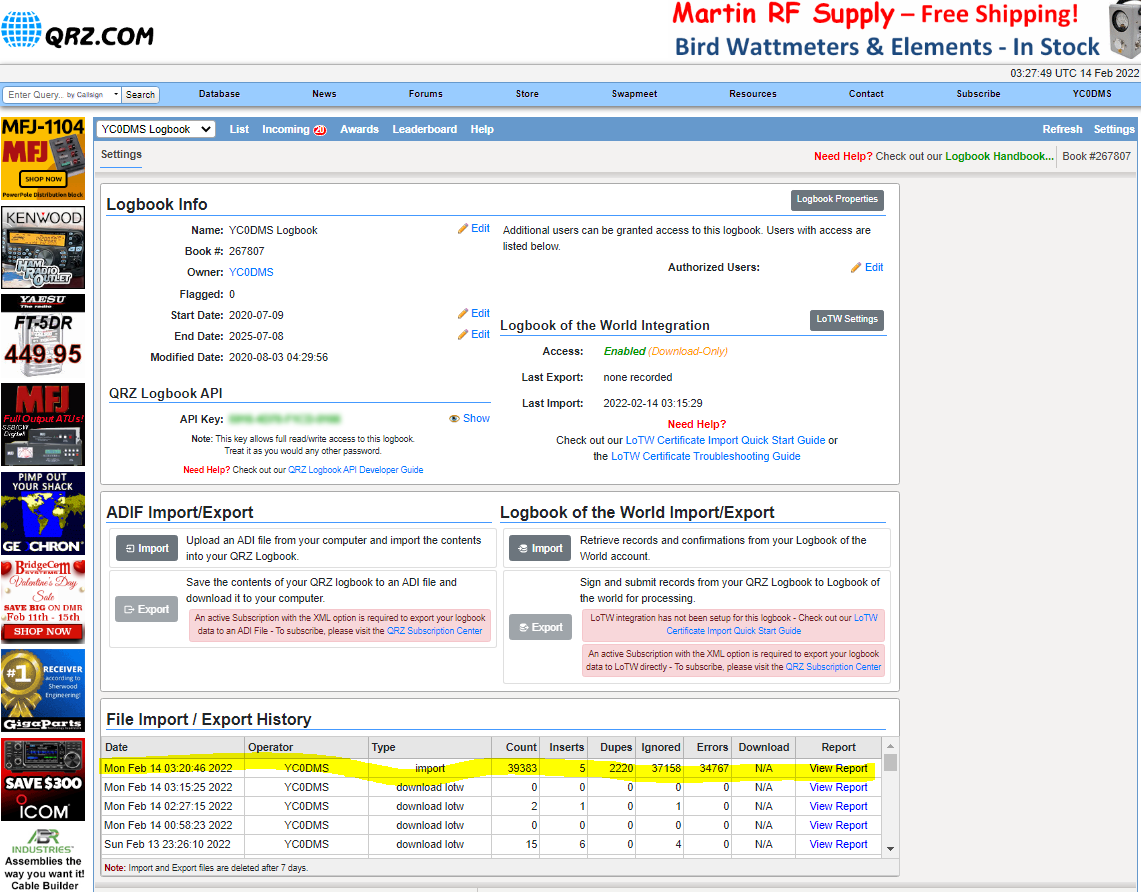 Importing FT8 Log from WSJT-X/JTDX to QRZ.com: A Step-by Importing FT8 Log from WSJT-X/JTDX to QRZ.com: A Step-by