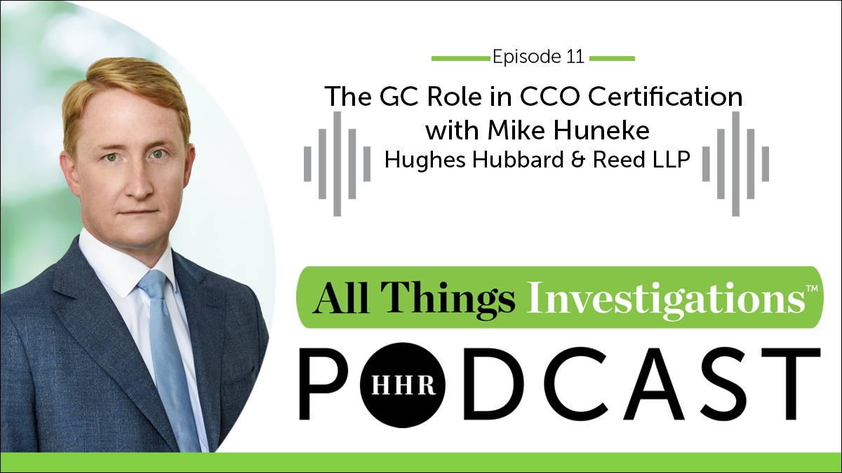 quot All Things Investigations: Episode 11 The GC Role in CCO quot All Things Investigations: Episode 11 The GC Role in CCO