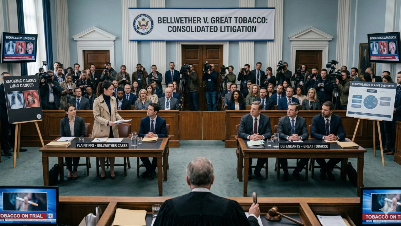 big tobacco trial AND JUUL Big tobacco got caught in