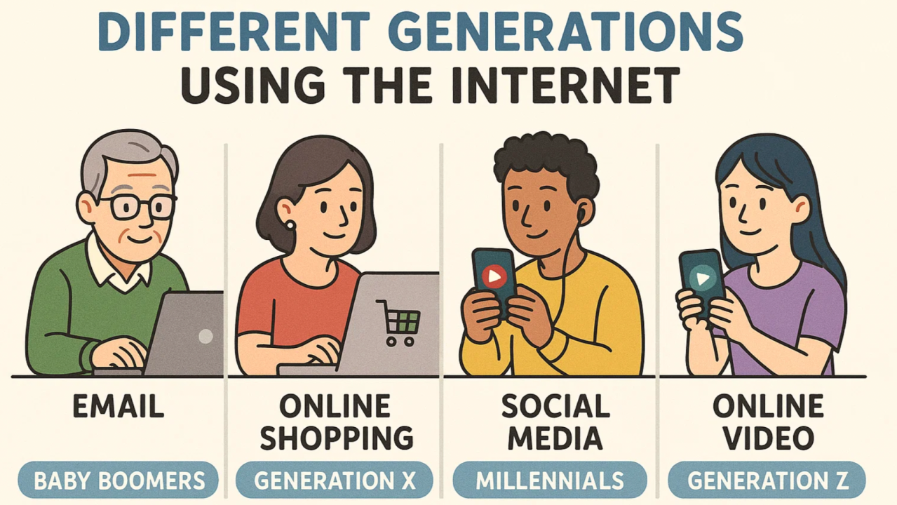 Marketing to Every Generation: What Gen Z, Millennials, Gen X, and Boomers Really Do Online