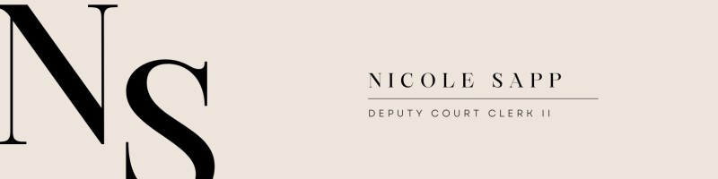 Nicole Sapp Deputy Court Clerk II Glynn County Board of Nicole Sapp Deputy Court Clerk II Glynn County Board of