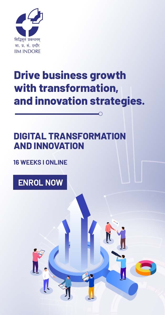 Executive Programme in Digital Transformation on LinkedIn: IIM Indore Executive Programme in Digital Transformation on LinkedIn: IIM Indore