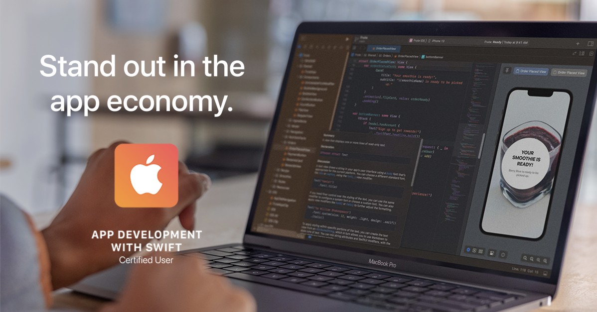 App Development with Swift certification Apple App Development with Swift certification Apple