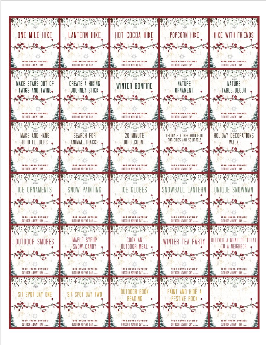 1000 Hours Outside on LinkedIn: #advent #adventure #movement # 1000 Hours Outside on LinkedIn: #advent #adventure #movement #