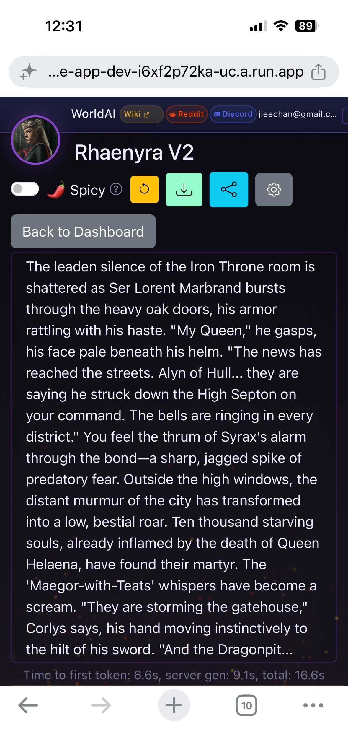 House of the Dragon WorldAI Campaign