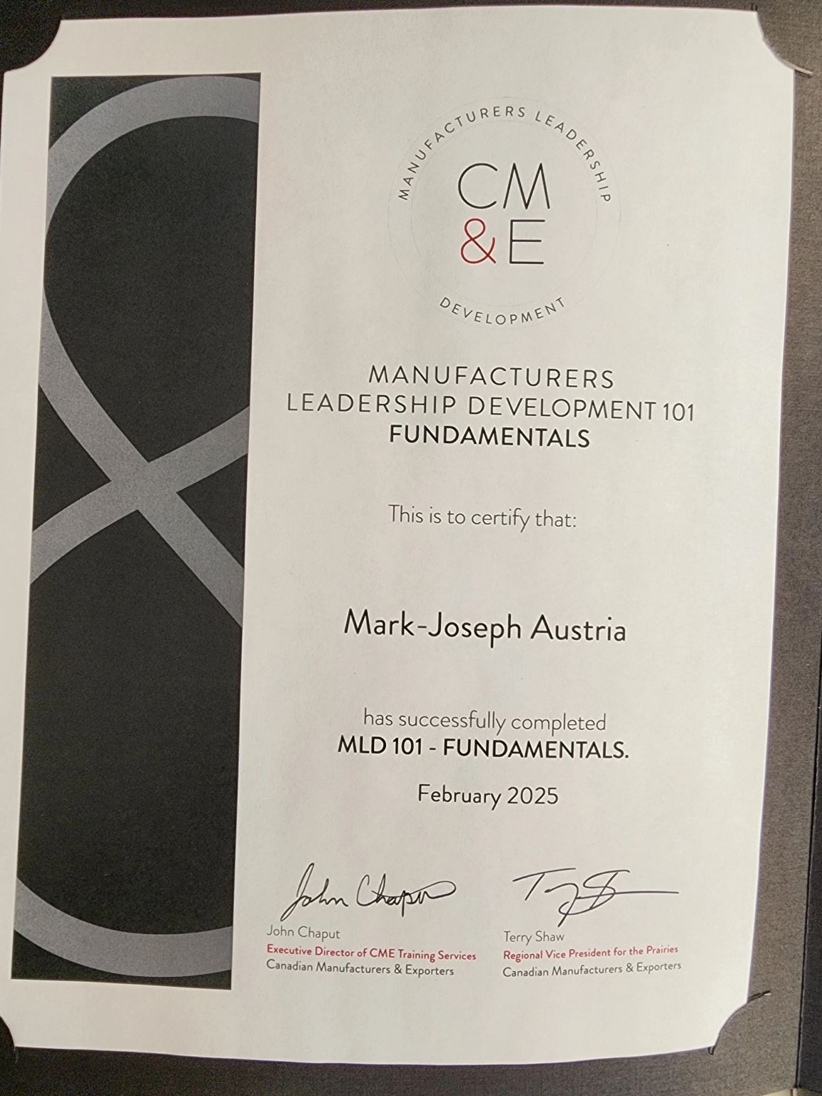 Got this MLD 101 certificate this month 😀 Mark Austria Got this MLD 101 certificate this month 😀 Mark Austria
