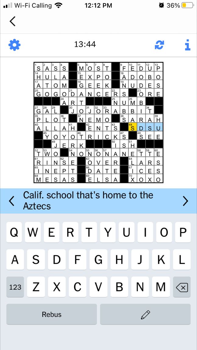 Janine Sotelo on LinkedIn: My alma mater showed up in today s crossword 😍 Janine Sotelo on LinkedIn: My alma mater showed up in today s crossword 😍