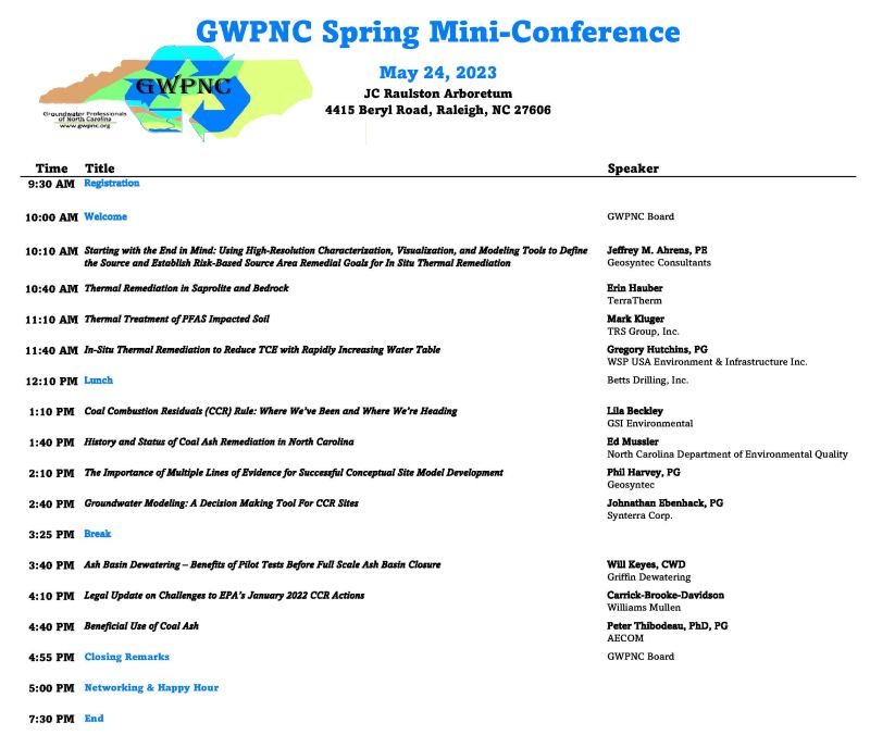 #gwpnc #groundwater #environmentaldrilling #sponsorship #miniconference #gwpnc #groundwater #environmentaldrilling #sponsorship #miniconference