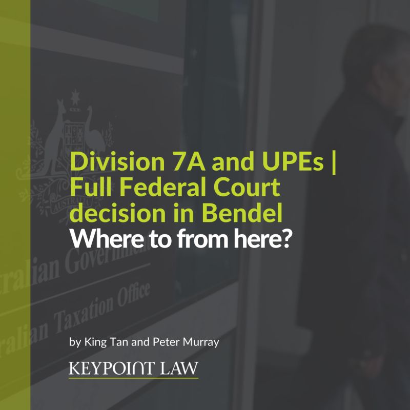 This Full Federal Court decision in Commissioner of Taxation v This Full Federal Court decision in Commissioner of Taxation v
