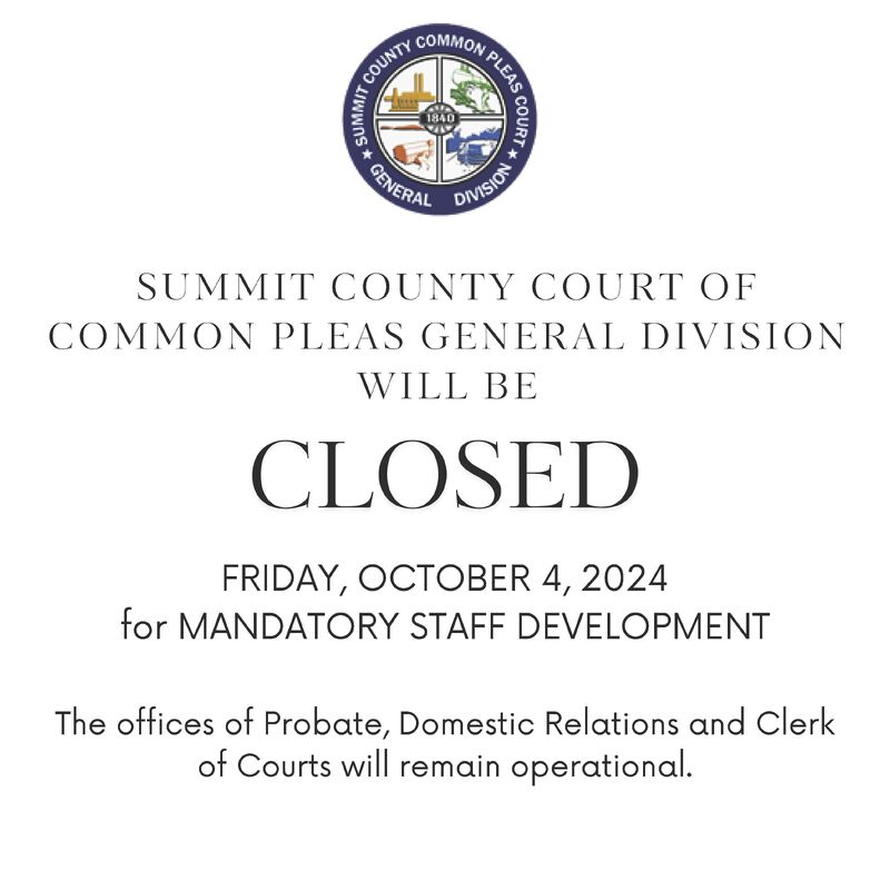 Summit County Court of Common Pleas General Division on LinkedIn: #please Summit County Court of Common Pleas General Division on LinkedIn: #please