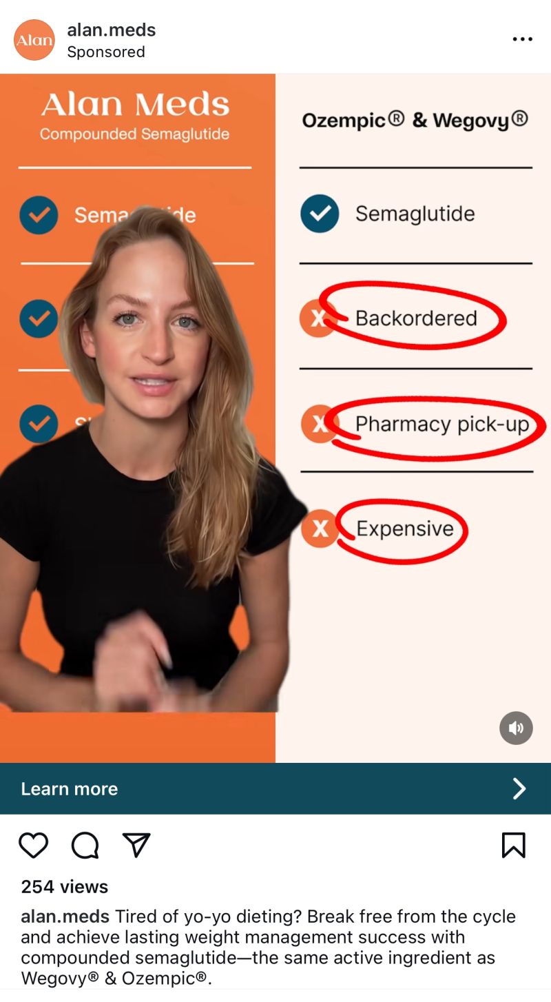 alan meds semaglutide Oh great