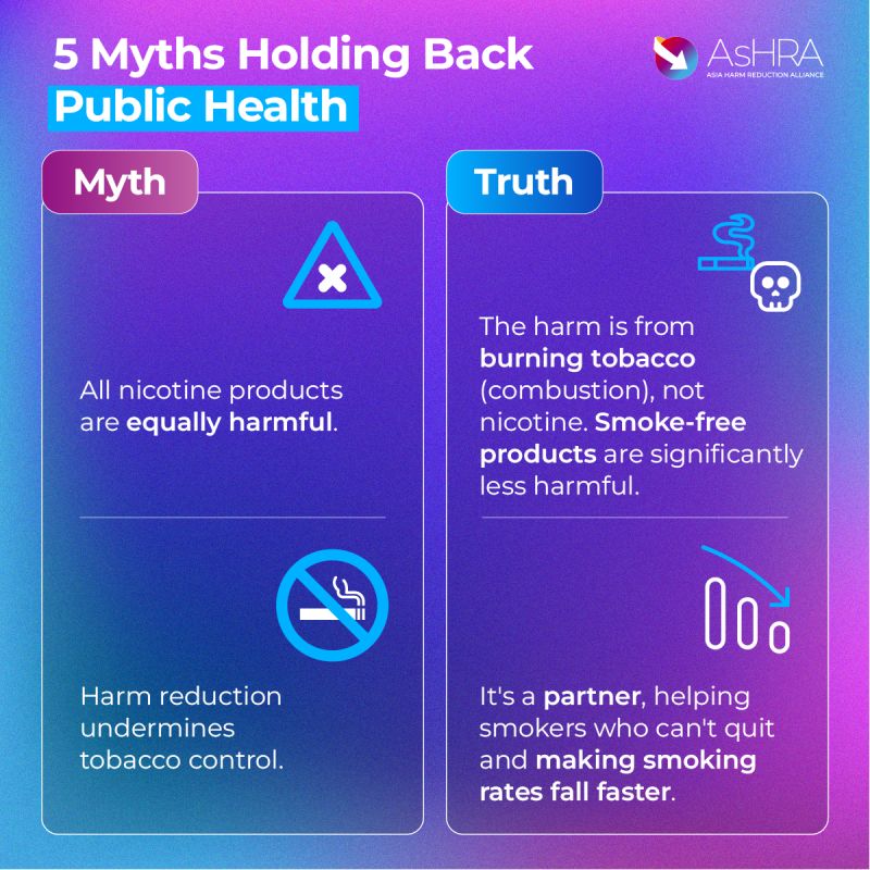 5 myths about tobacco Debunking Smoking If You're Trying To Quit it Is all nicotine equally harmful?