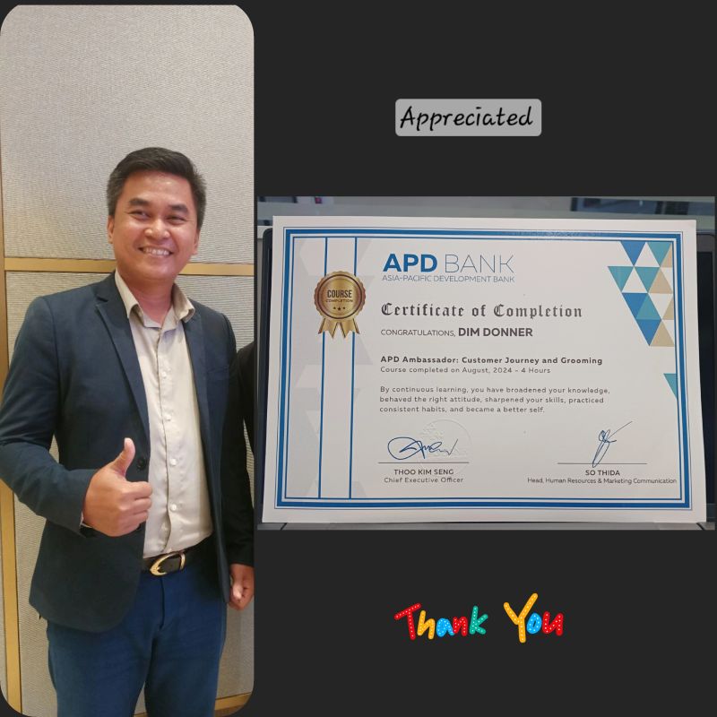 Dim Donner on LinkedIn: Another certificate of completion APD Dim Donner on LinkedIn: Another certificate of completion APD