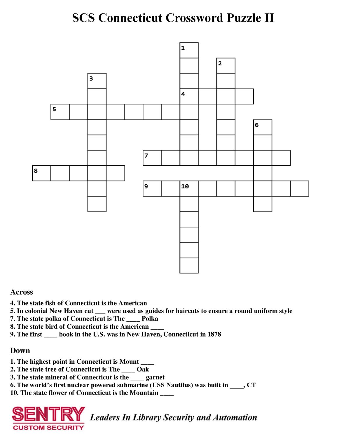 #sentry #sentrycustomsecurity #connecticut #crossword #puzzle Sentry #sentry #sentrycustomsecurity #connecticut #crossword #puzzle Sentry