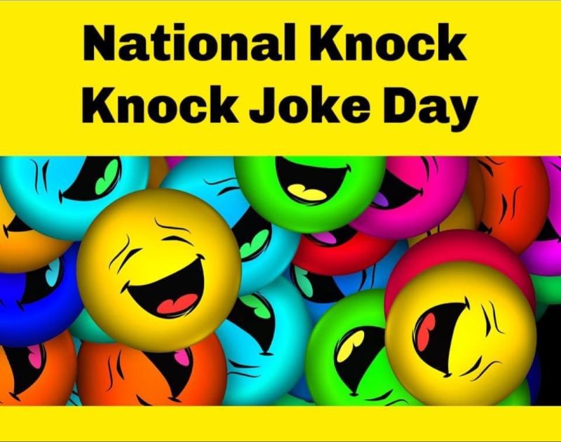 Knock Knock Joke Day: a call and response joke Kay Douglas posted on Knock Knock Joke Day: a call and response joke Kay Douglas posted on
