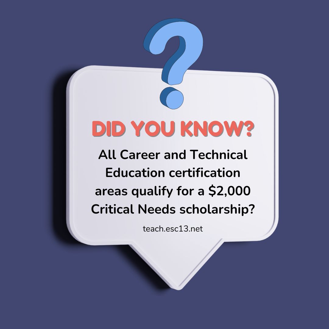 Region 13 Educator Certification Program on LinkedIn: # Region 13 Educator Certification Program on LinkedIn: #