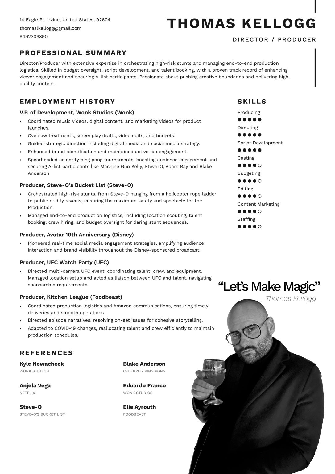 Thomas Kellogg on LinkedIn: Updated Resume Let #39 s Make Magic Thomas Kellogg on LinkedIn: Updated Resume Let #39 s Make Magic