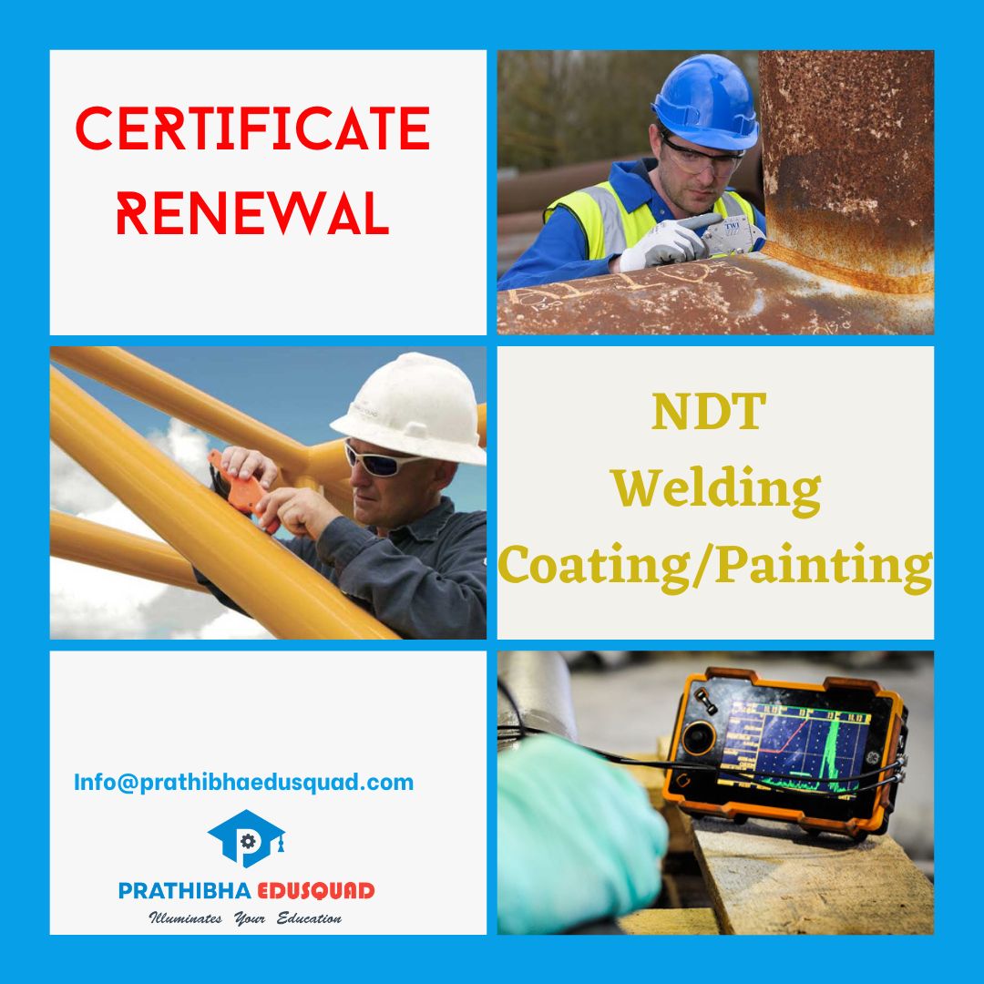 PRATHIBHA EDUSQUAD on LinkedIn: #certification #renewal #asnt #bgas # PRATHIBHA EDUSQUAD on LinkedIn: #certification #renewal #asnt #bgas #