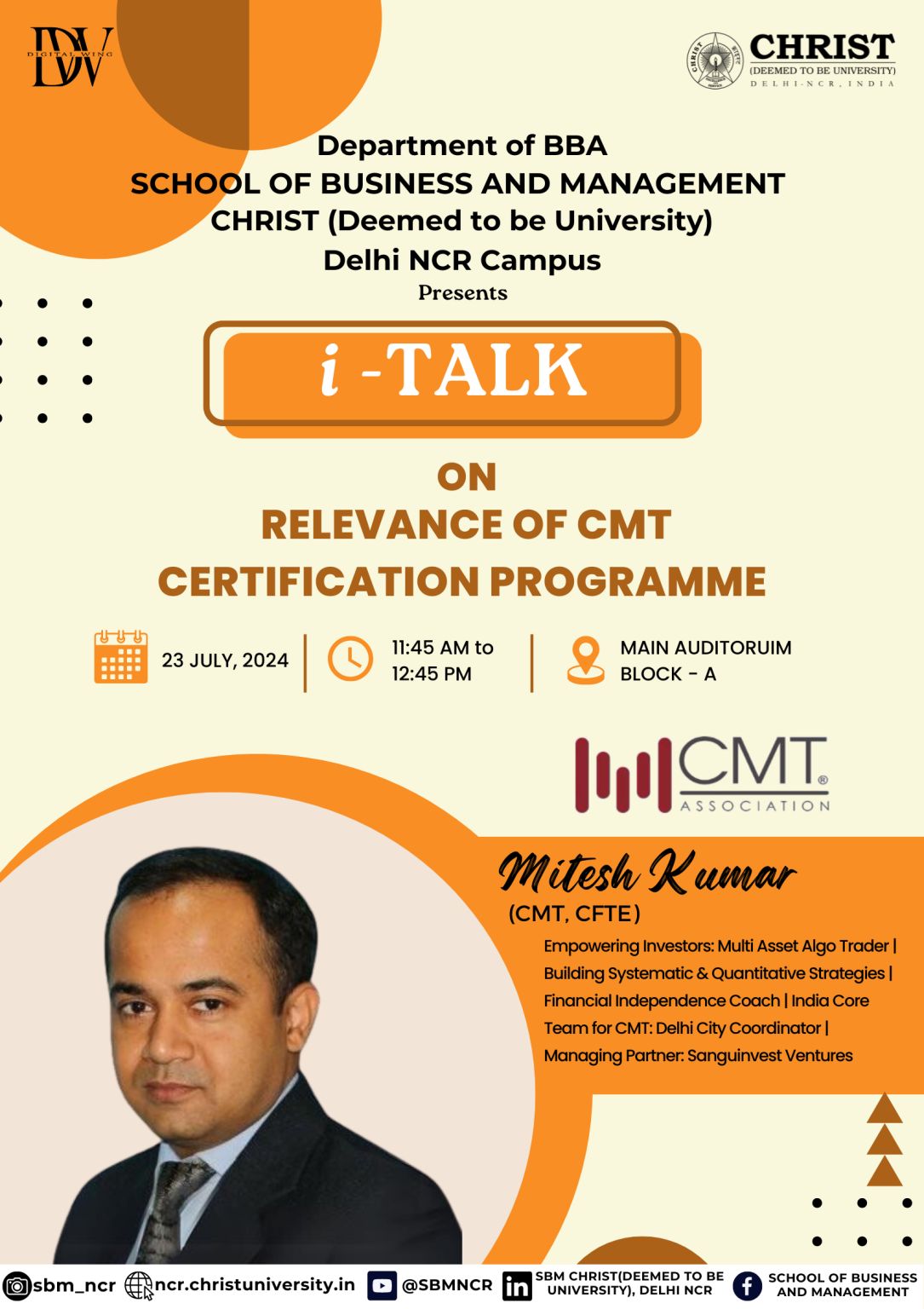 School of Business and Management CHRIST (Deemed to be University School of Business and Management CHRIST (Deemed to be University