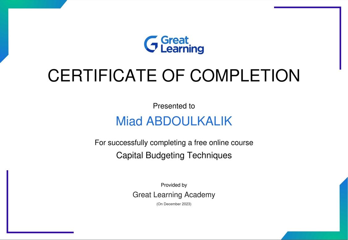 Miad ABDOULKALIK on LinkedIn: #share certificate Miad ABDOULKALIK on LinkedIn: #share certificate