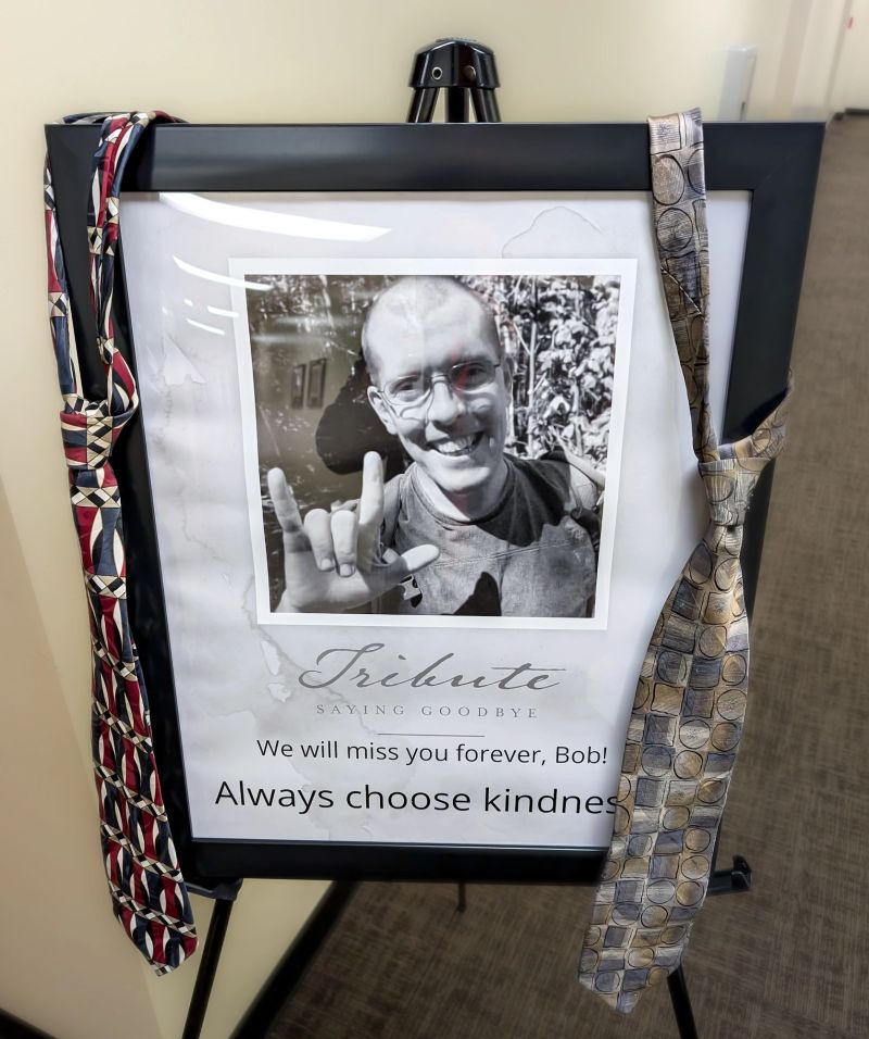Today at the office we honored a vibrant life among us lost too soon Today at the office we honored a vibrant life among us lost too soon