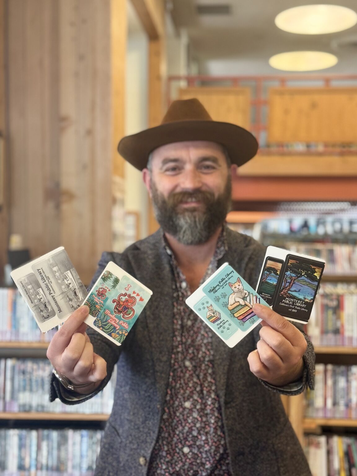 Our new library cards just arrived I made four new designs on the Our new library cards just arrived I made four new designs on the