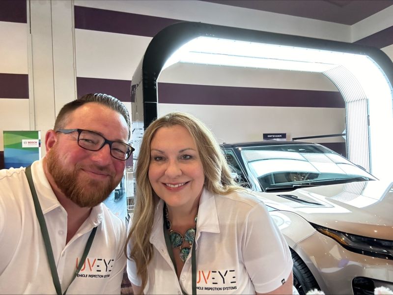 Shelley Willis and I getting ready for a great day at the JLR Retail Summit  2024 in Austin TX. Topics were digging into today: - How UVeye can enhance  the JLR (and Shelley Willis and I getting ready for a great day at the JLR Retail Summit  2024 in Austin TX. Topics were digging into today: - How UVeye can enhance  the JLR (and