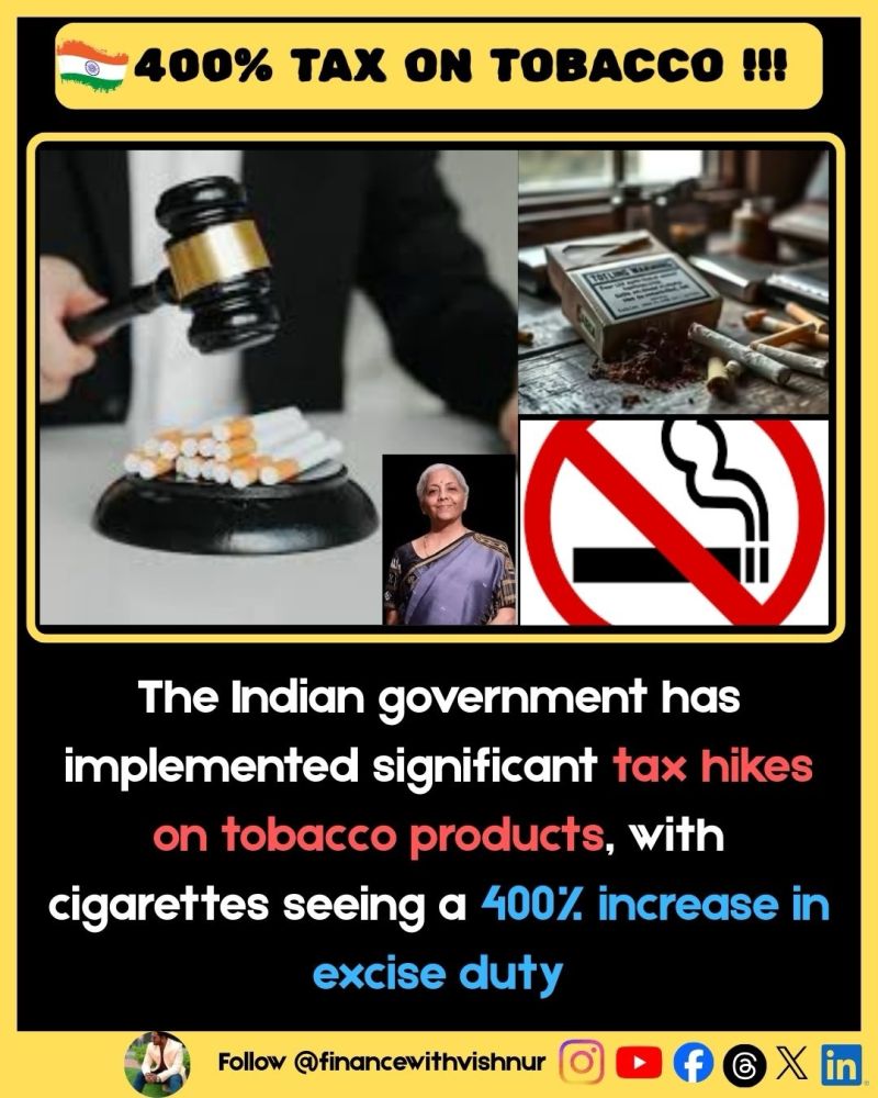 tax increase on tobacco products india Cigarettes to get expensive from Feb 1! How much more will you have to pay? Check list Shares of tobacco companies fell