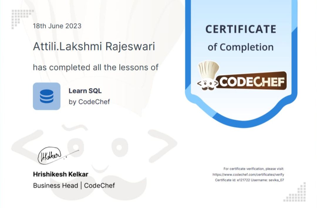Lakshmi Rajeswari on LinkedIn: Hello Connections Iam happy to share Lakshmi Rajeswari on LinkedIn: Hello Connections Iam happy to share