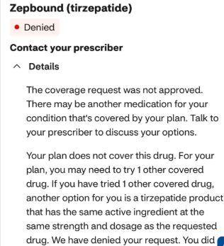 tirzepatide off label Our Readers Tried Weight-Loss Drugs like Mounjaro. Here's What They Told Us CVS Caremark, why are you
