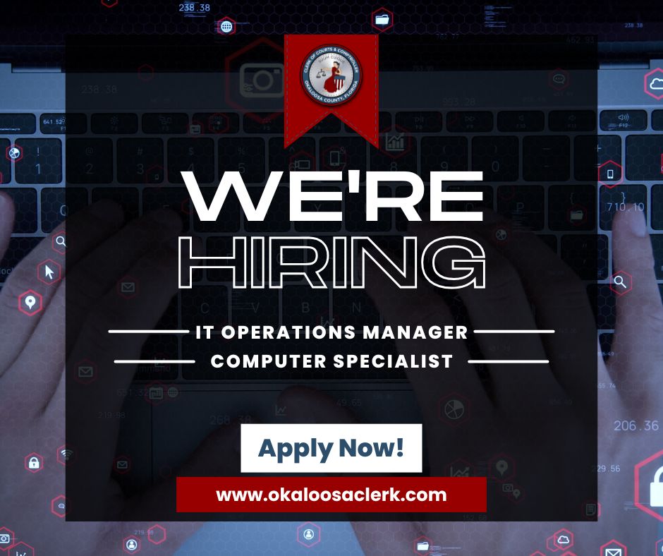 Okaloosa County Clerk of Circuit Court Comptroller on LinkedIn: Want Okaloosa County Clerk of Circuit Court Comptroller on LinkedIn: Want