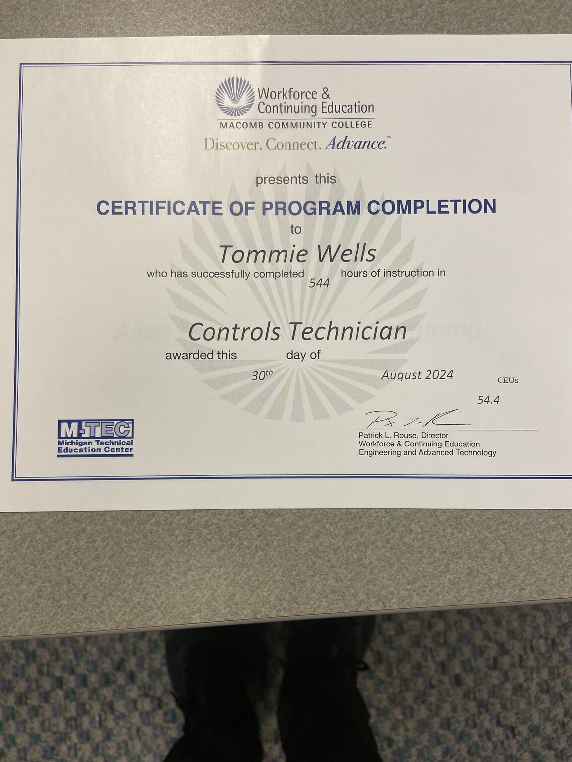 Tommie Wells on LinkedIn: Controls Technician certification Tommie Wells on LinkedIn: Controls Technician certification
