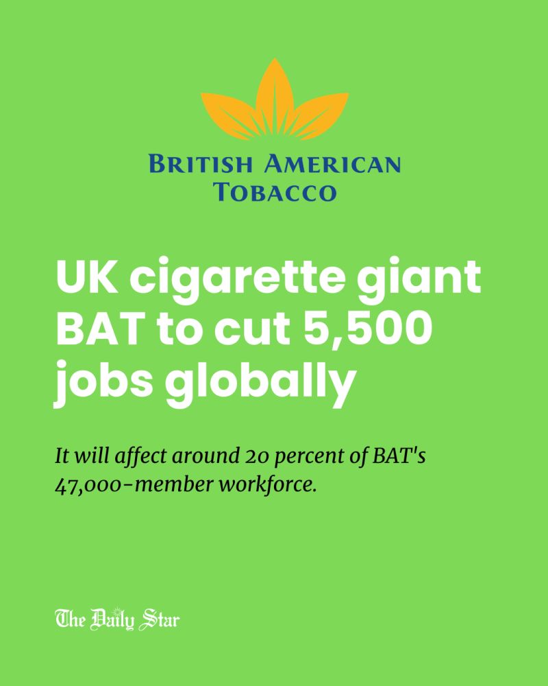 british american tobacco bangladesh job Shehzad Munim is the GM of BAT and has worked for the BAT Group for his entire career Diversity to me means being open to different approaches, and at BAT I've jobcuts | The Daily Star
