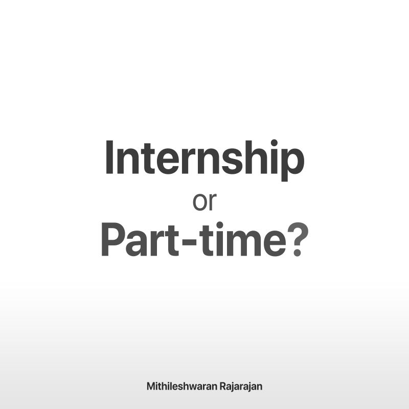 Mithileshwaran Rajarajan on LinkedIn: Wait Let me clarify this Mithileshwaran Rajarajan on LinkedIn: Wait Let me clarify this