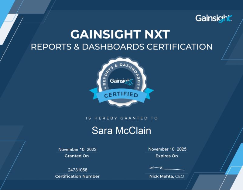 That #39 s two for two I scored above 97% on both level 2 Gainsight Admin That #39 s two for two I scored above 97% on both level 2 Gainsight Admin