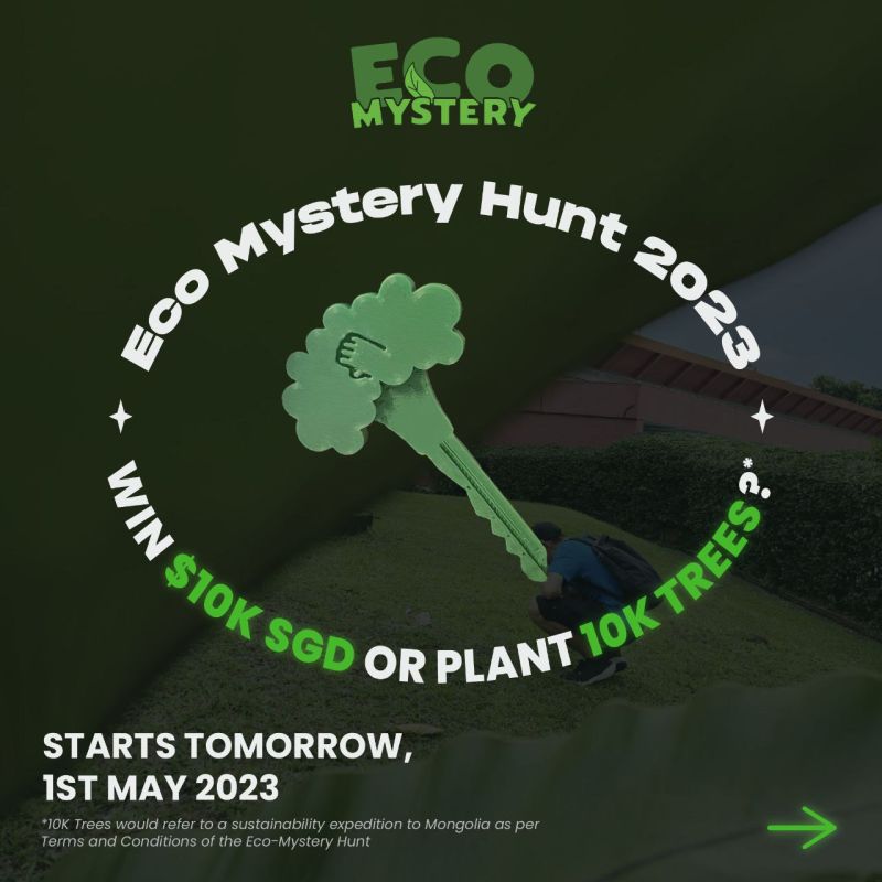 Ecomystery begins 1st May First clue dropping at 1000 SGT Couldn #39 t Ecomystery begins 1st May First clue dropping at 1000 SGT Couldn #39 t