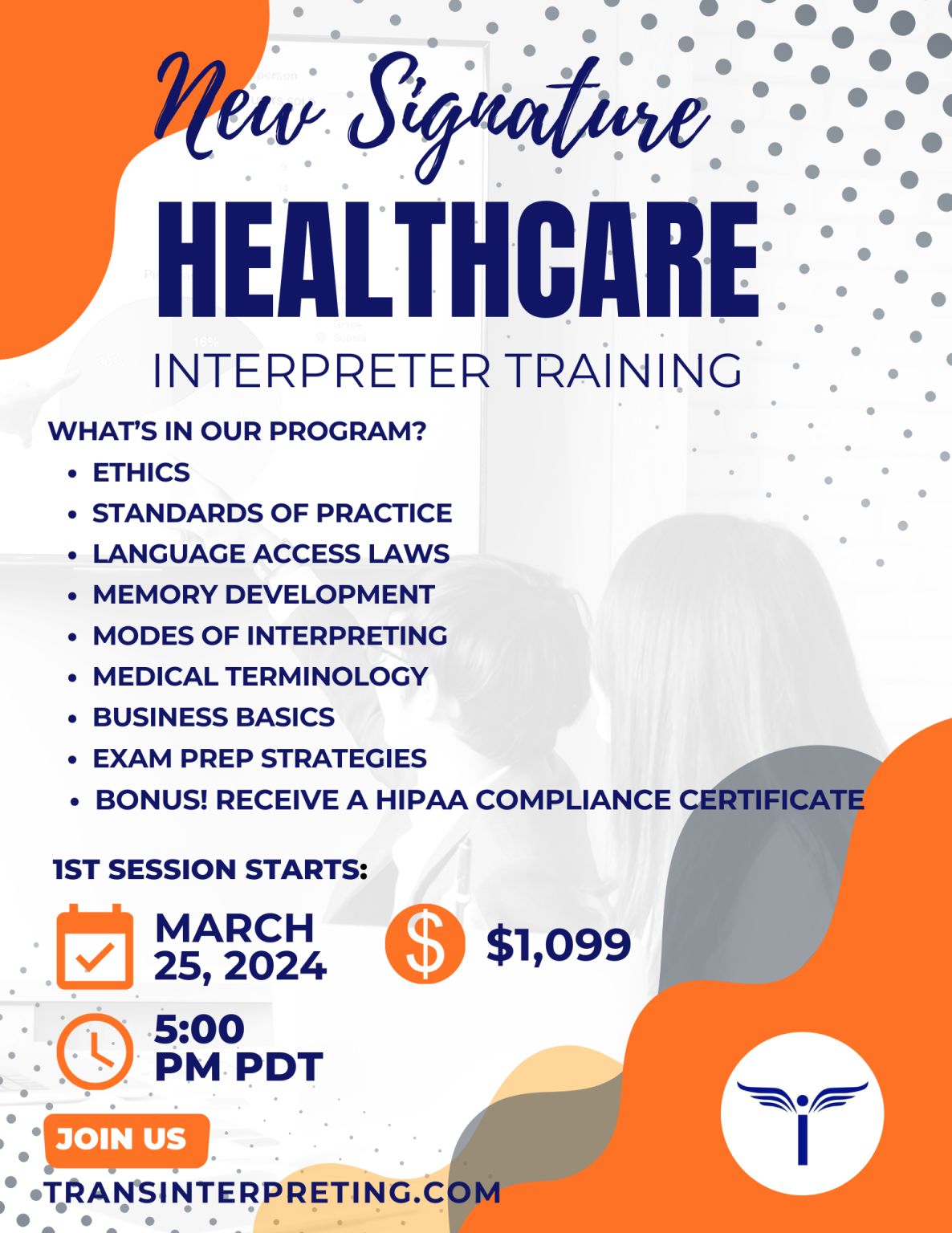 Need certification or looking for medical interpreter training to Need certification or looking for medical interpreter training to