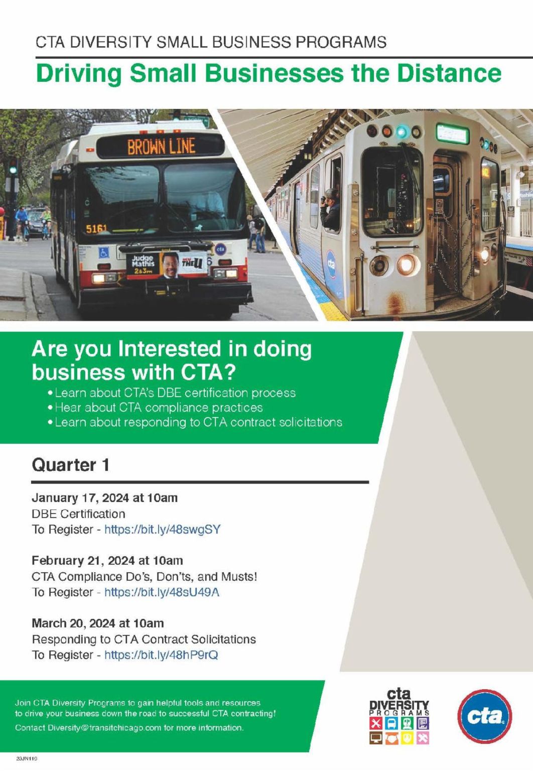 Get Your DBE Certification Please RSVP: https://bit ly/48swgSY Bruce Get Your DBE Certification Please RSVP: https://bit ly/48swgSY Bruce