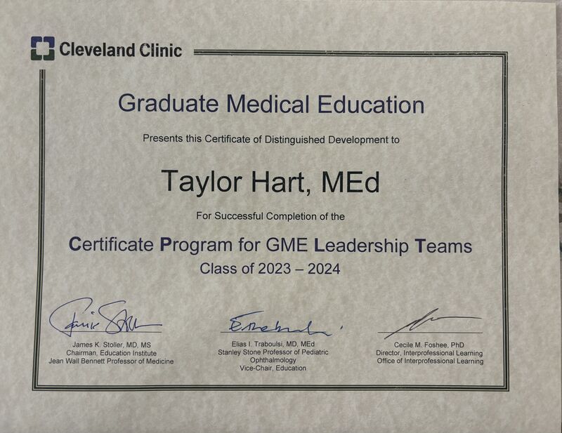 Taylor Hart on LinkedIn: Happy to share that I completed the Taylor Hart on LinkedIn: Happy to share that I completed the