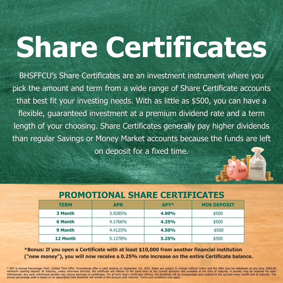 Hearing the term #39 Share Certificates #39 often but not sure what it means Hearing the term #39 Share Certificates #39 often but not sure what it means