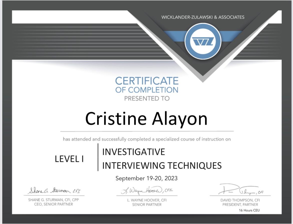 Cristine Alayon on LinkedIn: I am very grateful to have completed my Cristine Alayon on LinkedIn: I am very grateful to have completed my