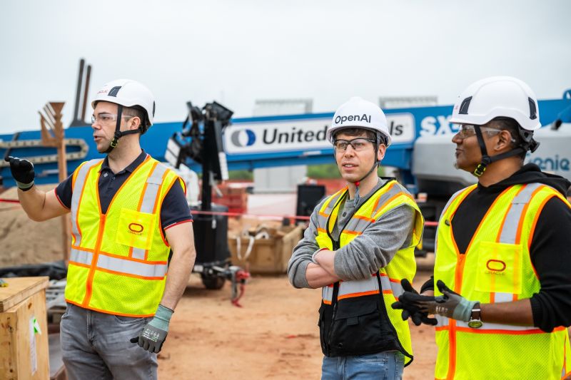 Exciting day with Sam Altman and Clay, reviewing progress of the largest AI  training facility and the first Stargate site in Abilene,Texas for OpenAI.  | Mahesh Thiagarajan | 42 comments Exciting day with Sam Altman and Clay, reviewing progress of the largest AI  training facility and the first Stargate site in Abilene,Texas for OpenAI.  | Mahesh Thiagarajan | 42 comments