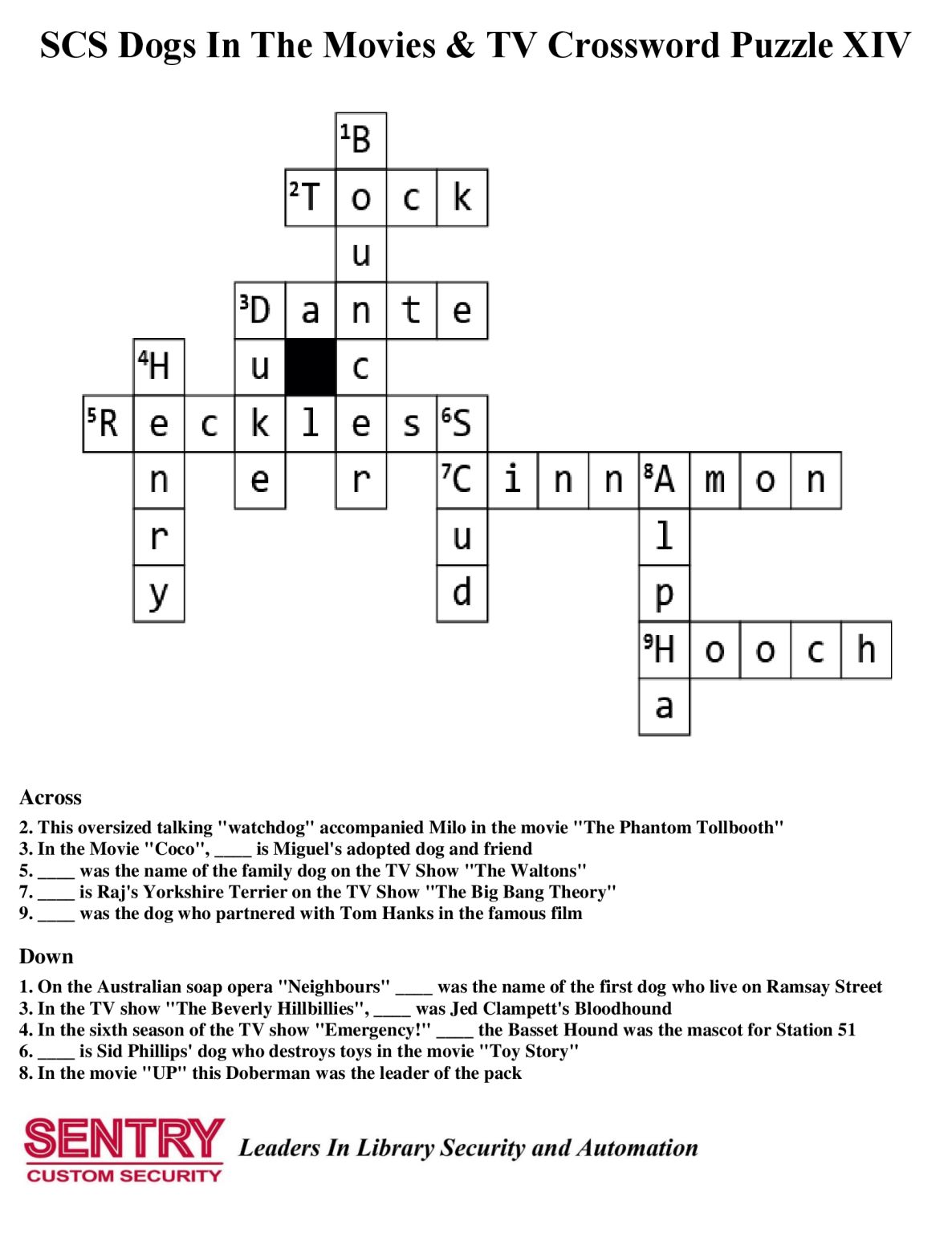 #sentry #sentrycustomsecurity #answerkey #crossword #wordfind Sentry #sentry #sentrycustomsecurity #answerkey #crossword #wordfind Sentry