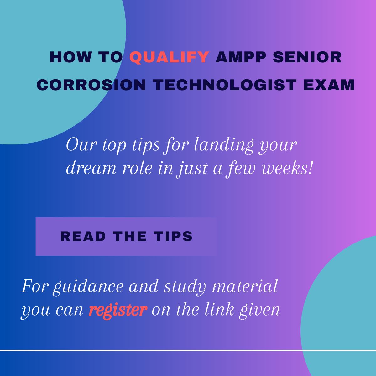 Boost your career with AMPP Corrosion Technologist Dr Fatima Saifee Boost your career with AMPP Corrosion Technologist Dr Fatima Saifee