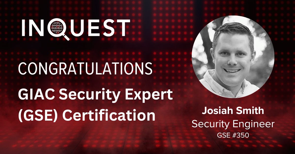 InQuest net on LinkedIn: #giac #certifygiac #gse #cybersecurity InQuest net on LinkedIn: #giac #certifygiac #gse #cybersecurity