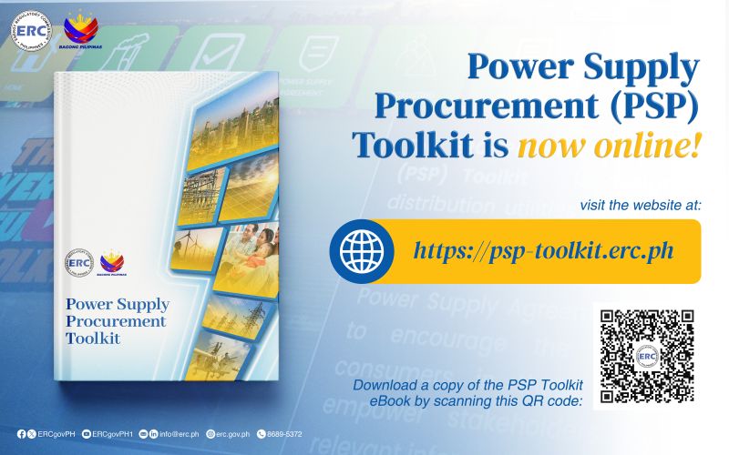 ERC launches PSP Toolkit for power supply procurement Energy ERC launches PSP Toolkit for power supply procurement Energy