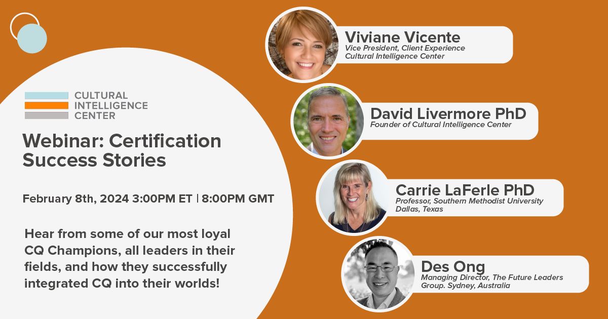 Cultural Intelligence Center on LinkedIn: Introducing Certification Cultural Intelligence Center on LinkedIn: Introducing Certification