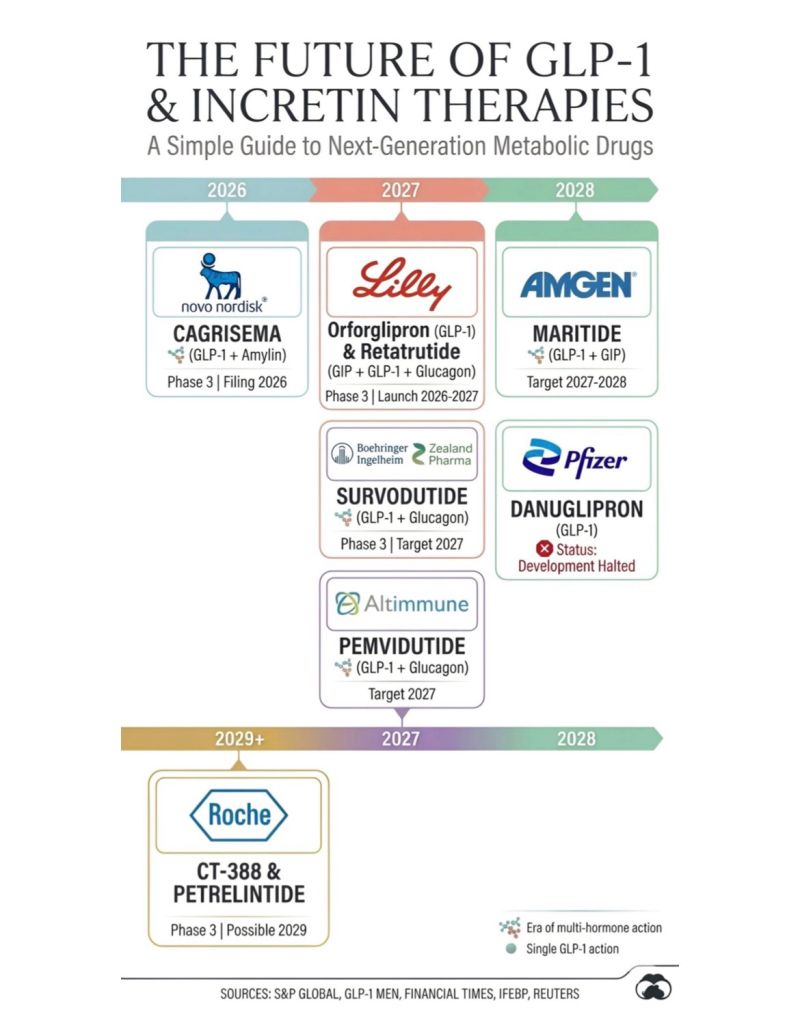 glp 1 next generation Next-Gen GLP-1 after Ozempic: Retatrutide to Orforglipron GLP-1 Obesity Treatment 2026 |